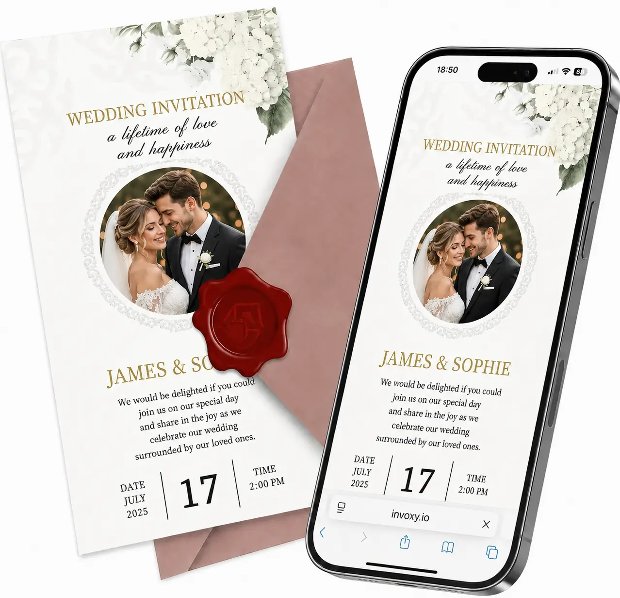 Invoxy invitation templates